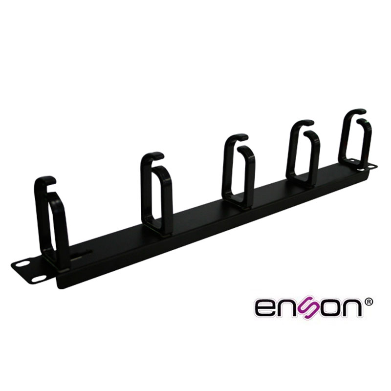 ENS-CMR14, Organizador horizontal plástico base metálica 1UR