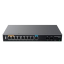 GWN7003, Ruteador Multi-WAN, PoE, Firewall y VPNs, 2xGigaSFP y 9xGigaEth configurables LAN/WAN