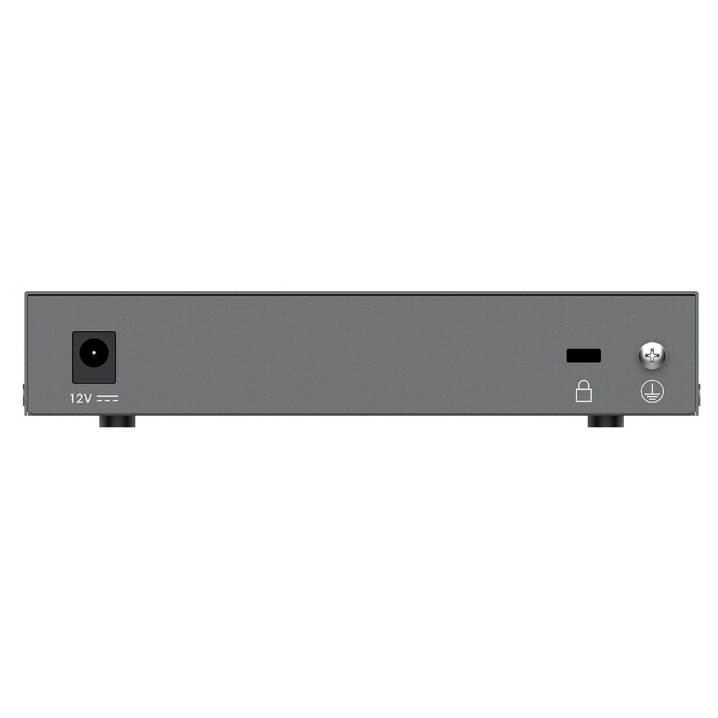 GWN7700MP, Switch No Administrable, 5 x 2.5GEth, 4 x PoE af/at hasta 30w, 1× SFP+, fuente 60w