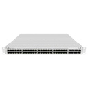 CRS354-48P-4S+2Q+RM, Switch PoE 48 GbEth, 700w,  802.3af/at, 4 SFP+ y 2QSFP+ de 40G