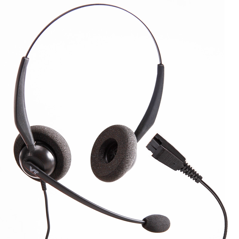 VT2000-NC-QD-D, Diadema QD tipo Poly Binaural, Noise cancelling QD tipo Poly