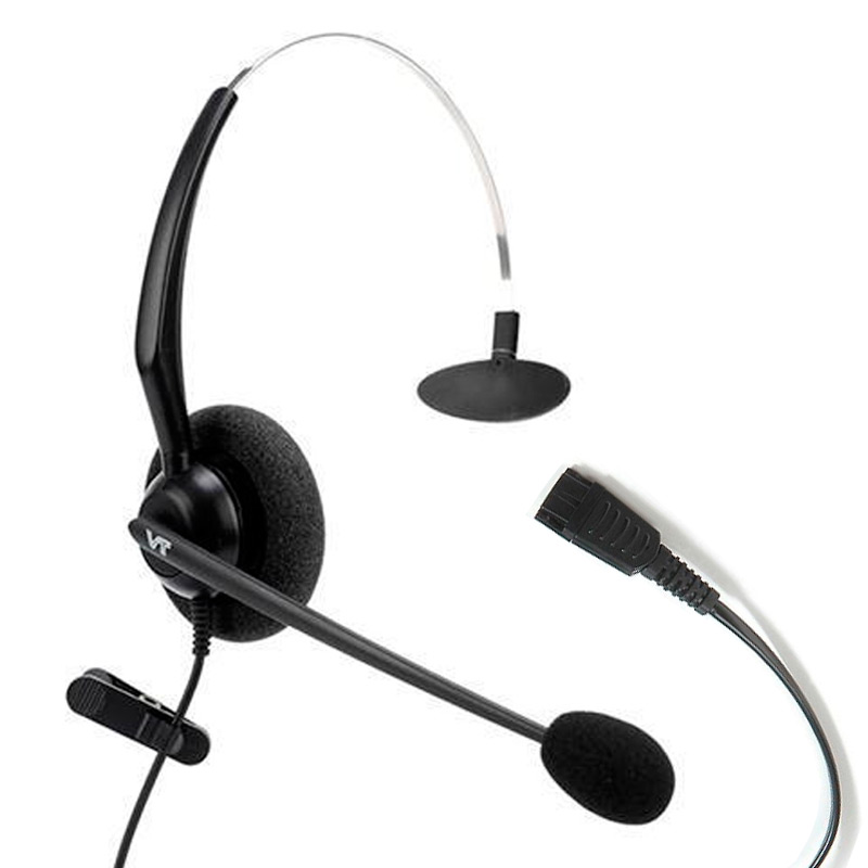 VT2000-NC-QD-M, Diadema QD tipo Poly Monoaural, Noise cancelling