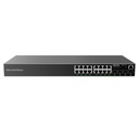 [GWN7802P] GWN7802P, Switch PoE Administrable capa 2, 16 x GigaEth PoE/PoE+ y 4 x Giga SFP, 270w, 30w máx puerto PoE