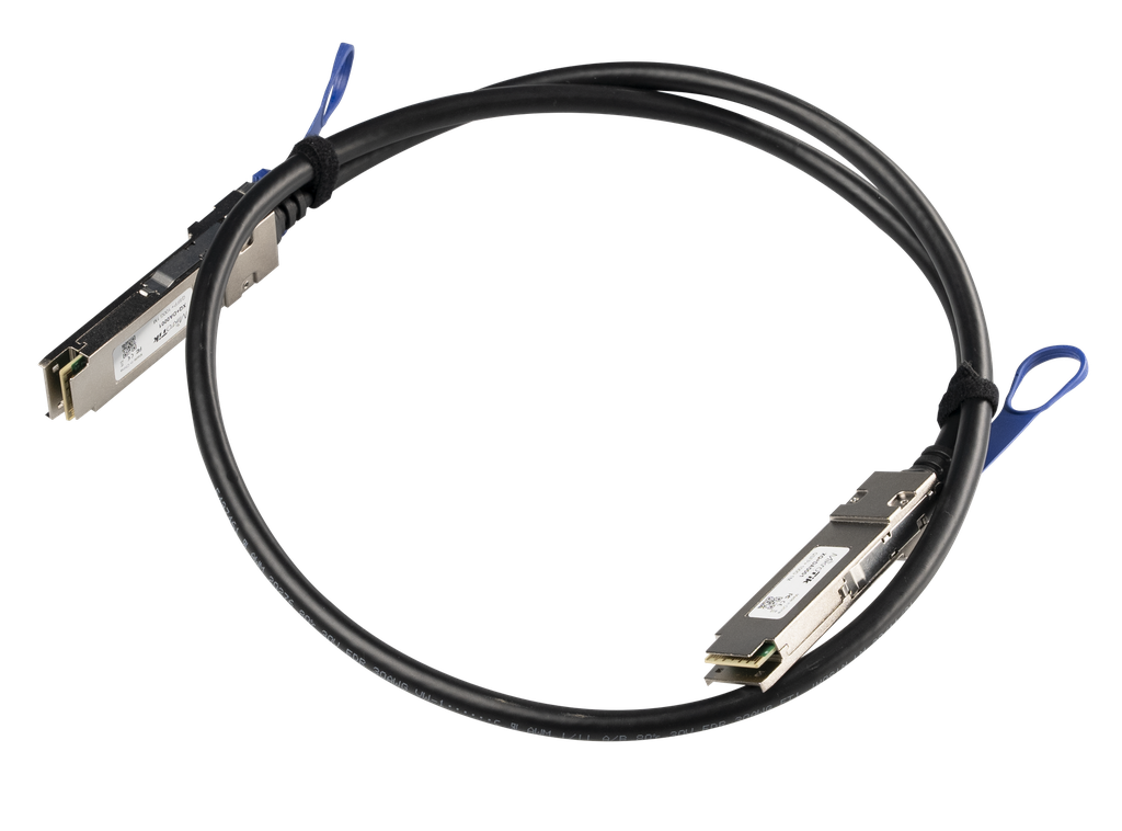 XQ+DA0001, cable de conexión directa 40/100 Gigabit QSFP28, 1 metro