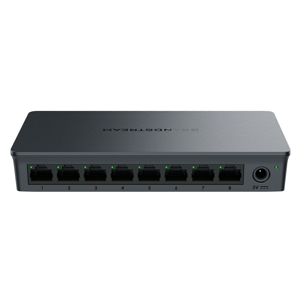 GWN7701, Switch No Administrable, 8 puertos Giga Ethernet, Gabinete plástico