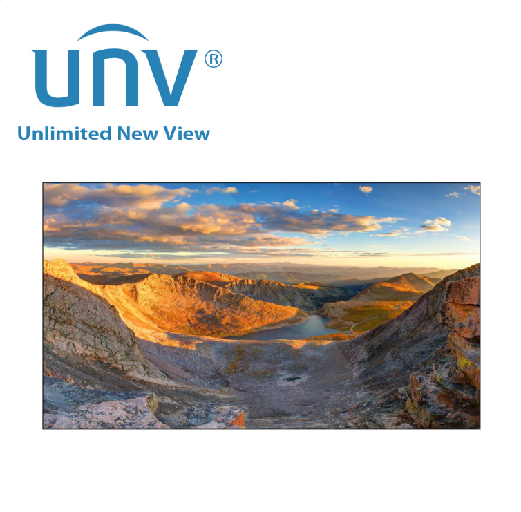 MW-A55-B1-C, MONITOR PARA VIDEOWALL 55 PULGADAS LCD PANEL DE GRADO INDUSTRIAL BISEL ULTRA DELGADO UNV MW-A55-B1-C / DVI × 1, HDMI × 1, VGA × 1 / METALICO PARA VIDEOVIGILANCIA.