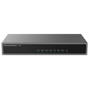 HT841, Gateway Análogo a VoIP, 4xFXO, 1xFXS, con ruteador, 3 cuentas SIP, PoE (Adaptador 12v-1A no incluido)