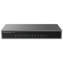 HT881, Gateway Análogo a VoIP, 8xFXO, 1xFXS, con ruteador, 3 cuentas SIP, PoE (Adaptador 12v-1A no incluido)