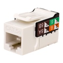 [351-V2621_WH] 351-V2621/WH, Jacks Cat 5E, Keystone jack, color blanco