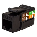 [351-V2613_BK] 351-V2613/BK, Jacks Cat 5E, Keystone jack, color negro