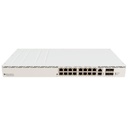 CRS320-8P-8B-4S+RM, Switch PoE CPU 800Mhz, RAM 256 MB, 17xGigaEth, 8xPoE, 8xPoE++, 4 SPF+ 10GEth, RouterOS L5 v7