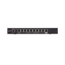 [ER-10X] ER-10X, EdgeRouter 10X, con 10 puertos 10/100/1000 Mbps, con PoE Pasivo 24 V Passthrough