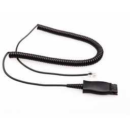 [QD-HIS] QD-HIS, Cable adaptador QD tipo Poly a HIS para Avaya 16XX/96XX IP