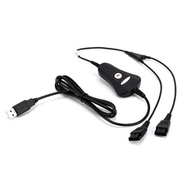 [QD-Y-04] QD-Y-04, Cable adaptador de USB-A a dos QD Jabra