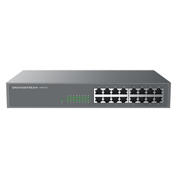 [GWN7702] GWN7702, Switch No Administrable, 16 puertos Giga Ethernet, gabinete metálico para escritorio o rack