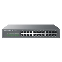 [GWN7703] GWN7703, Switch No Administrable, 24 puertos Giga Ethernet, Gabinete metálico escritorio o rack