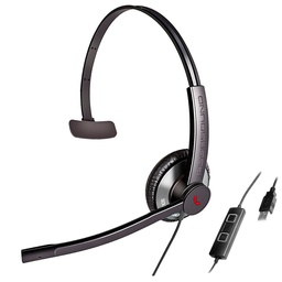 [EPIC 511-G] EPIC 511-G, Diadema ambiente extremo y controles, doble mic, USB y 3.5mm, gris (Monoaural)