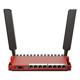 [L009UiGS-2HaxD-IN] L009UiGS-2HaxD-IN, Ruteador WiFi-6 574Mbps, CPU 800MHz, 512M RAM, 8xGEth, 1xSFP 2.5G, Serie y USB, RouterOS v7