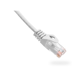 [094-829_5WH] ​094-829/5WH, Patch Cord blanco de 5 pies (1.52mts) Cat 6 de 1Gbs a 550mhz con bota protectora inyectada