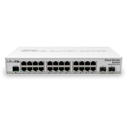 [CRS326-24G-2S+IN] CRS326-24G-2S+IN, CPU 800Mhz, RAM 512MB, 24 x GEth, 2 x SFP+, 512MB RAM, RouterOS/SwitchOS